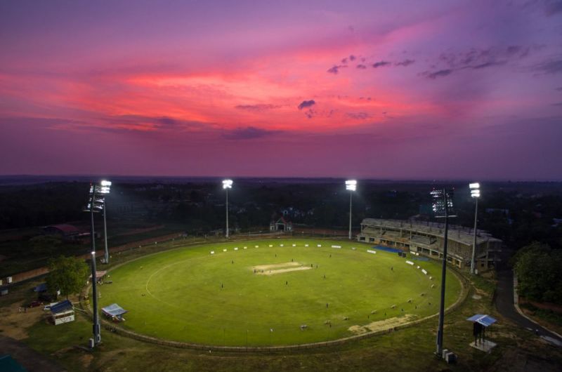 Sovima Cricket Stadium in Dimapur, Nagaland
