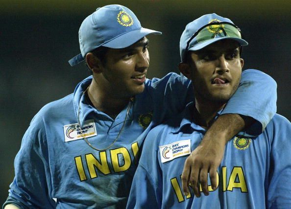 Yuvraj Singh and Sourav Ganguly