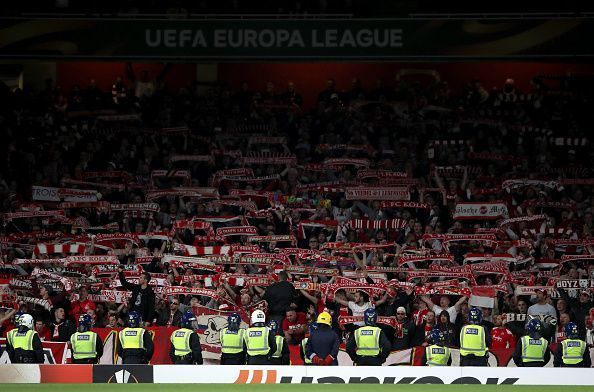 FC Koln fans Emirates