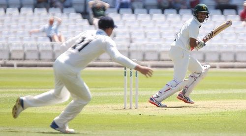 Cheteshwar Pujara playing for Nottinghamshire