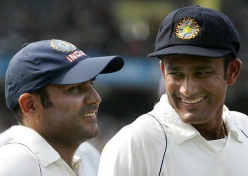 Virender Sehwag Anil Kumble