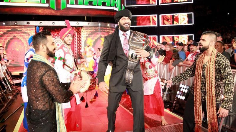 Jinder Mahal's Punjabi celebration