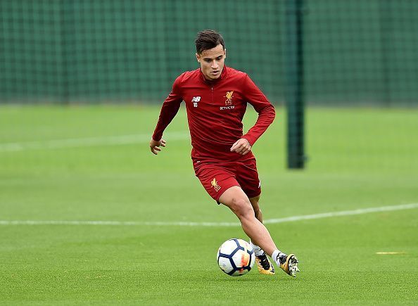 Coutinho in training
