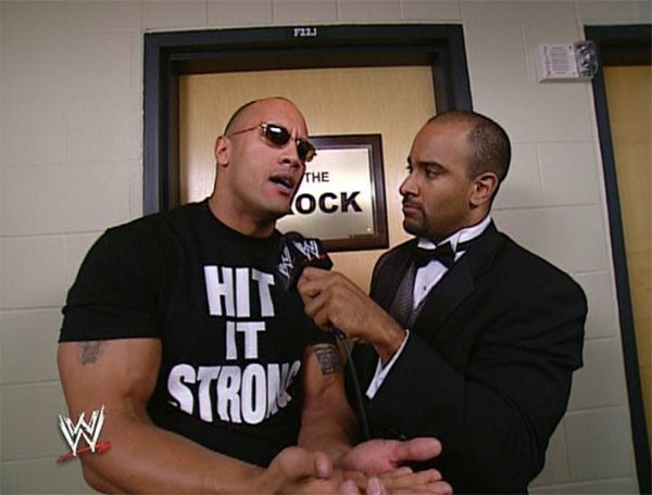 Jonathan Coachman and The Rock have enjoyed a special relationship