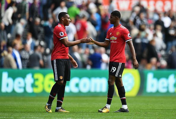 Martial and Rashford