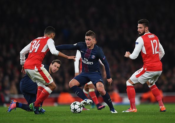 Arsenal FC v Paris Saint-Germain - UEFA Champions League