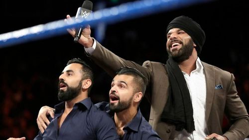 Jinder Mahal and his sidekicks, The Singh Brothers