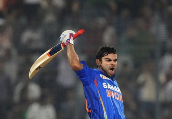 Kohli slammed a career-best 183 against Pakistan in 2012