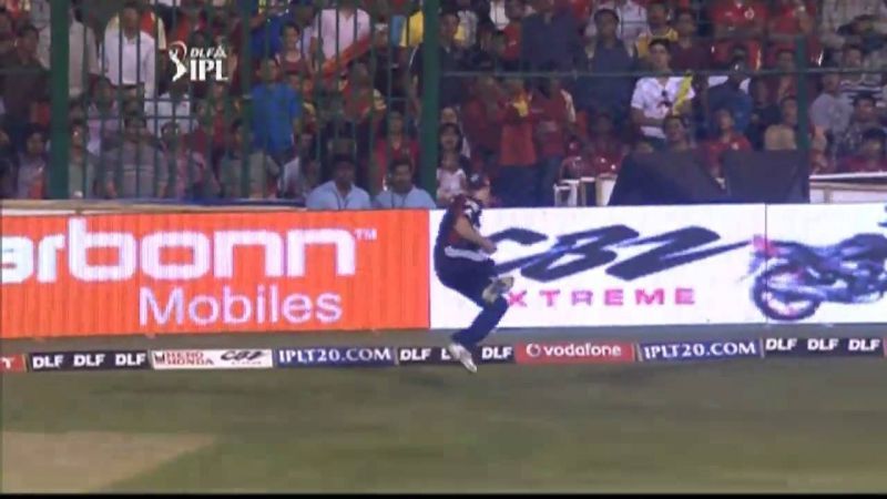 ABD took one of the catches of IPL 2010