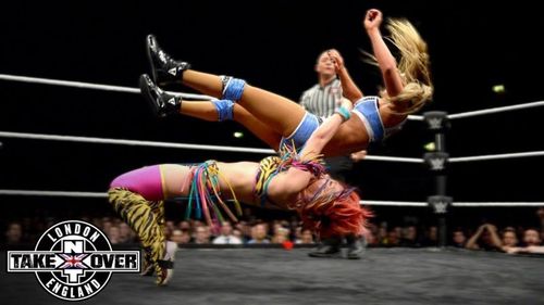 Emma faced Asuka at NXT TakeOver: London