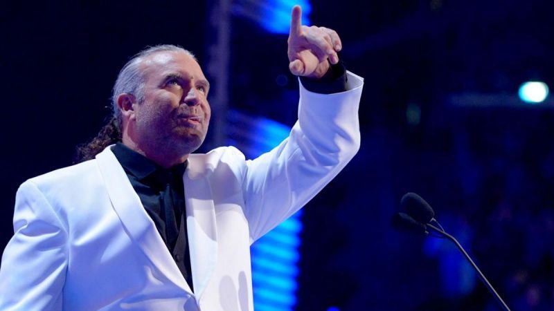 Scott Hall at his Hall of Fame induction