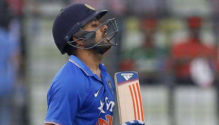 Rohit Sharma was ruled out of the Deodhar Trophy following the knee injury