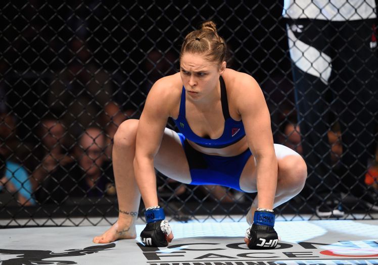 Ronda Rousey had little to say about her future