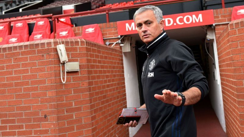 Jos&Atilde;&copy; Mourinho is enjoying his time at Manchester United