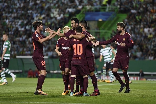 Sporting CP v FC Barcelona - UEFA Champions League