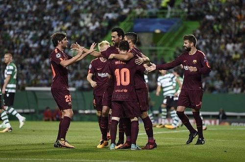 Sporting CP v FC Barcelona - UEFA Champions League