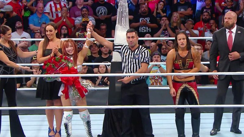 Kairi Sane scored an upset win against Shayna Baszler in the finals of the Mae Young Classic 2017