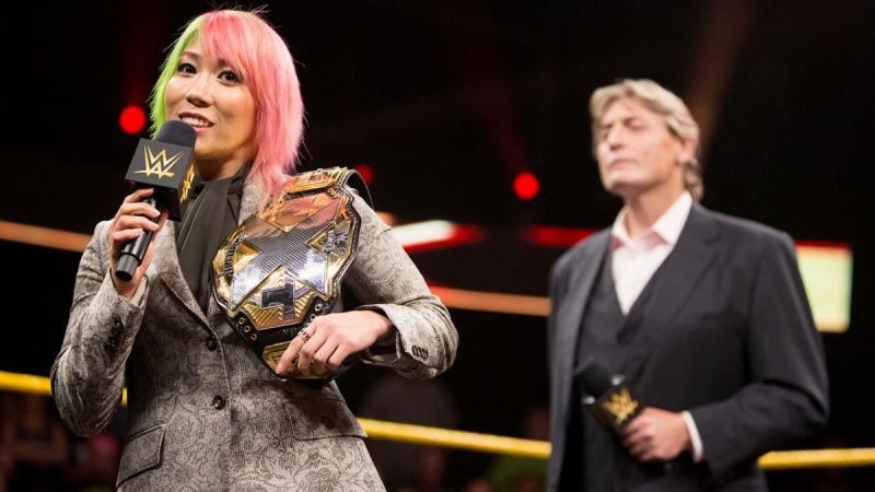 Asuka had to relinquish her NXT title