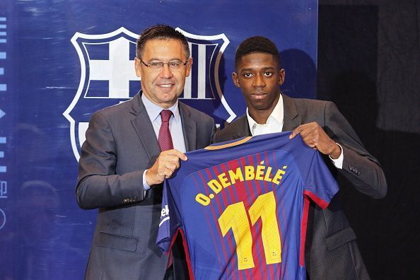 Barcelona transfer football leaks Dembele Coutinho