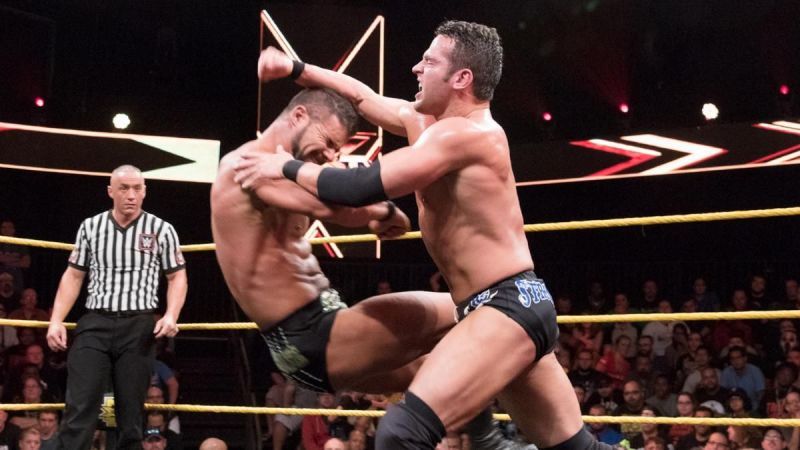 Roderick Strong and Bobby Roode competing on NXT