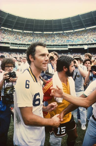 Franz Beckenbauer and Gerd Muller