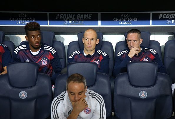 Robben refused to back Ancelotti after the PSG defeat