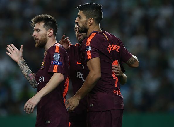 Barcelona were narrow winners against Sporting