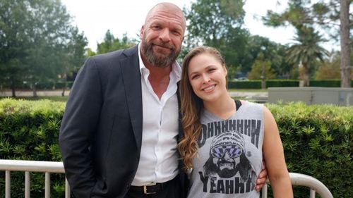 Triple H and Ronda Rousey