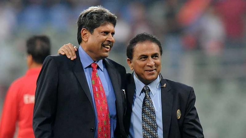 Sunil Gavaskar and Kapil Dev