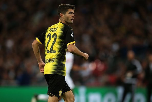 Pulisic was highly active in the first half