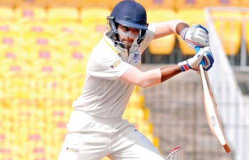 B Indrajith scored a stroke-filled century against India Blue in the Duleep Trophy