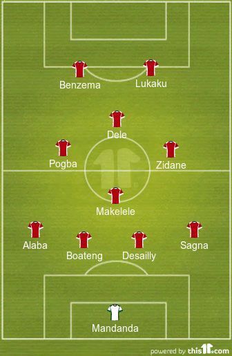The team will line up in a 4-3-1-2 Diamond formation
