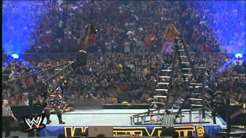 Edge and Jeff Hardy pulled off one of the most amazing spots in WWE history in one of the greatest matches in WWE history TLC2