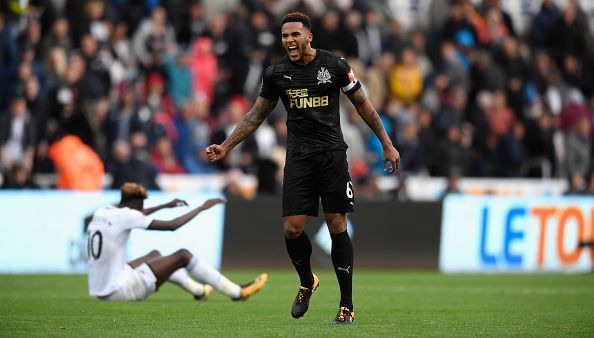Jamaal Lascelles in action