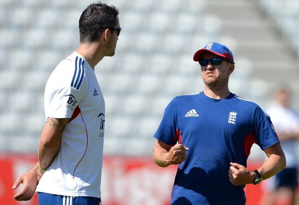 Andy Flower and Kevin Pietersen