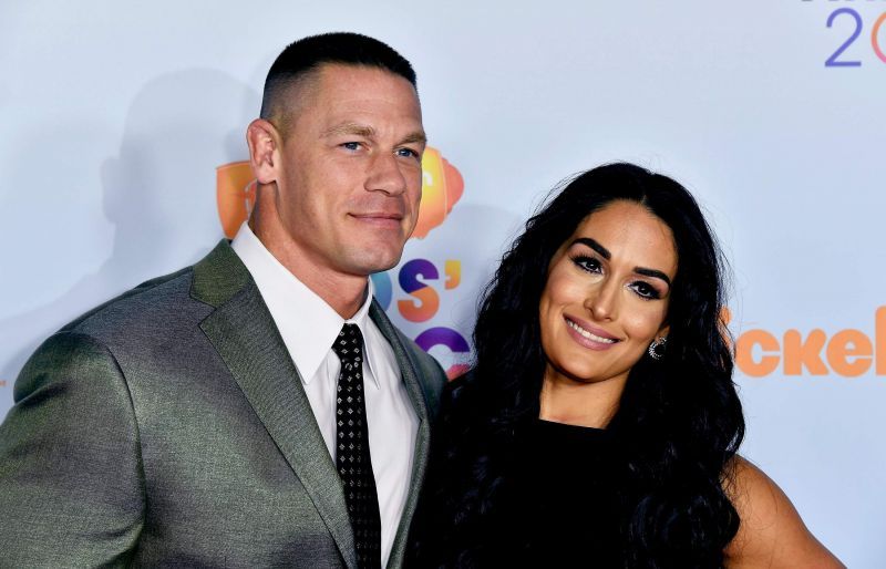 Nikki Bella with John Cena