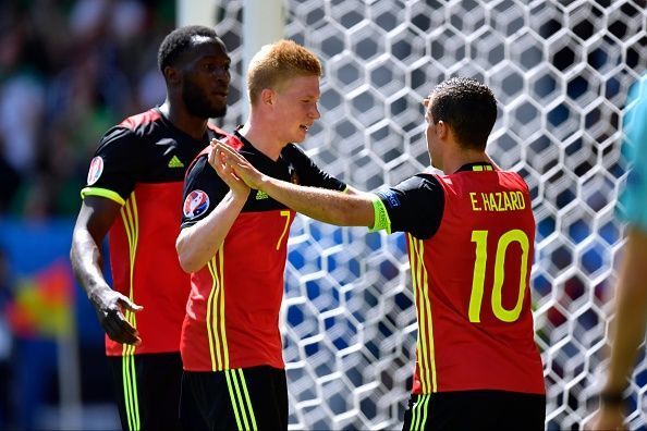 The trio of Lukaku, Hazard and De Bruyne