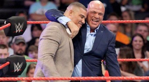 Kurt Angle is hoping to take Jason Jordan to the next level