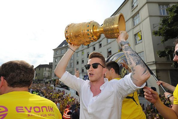 Borussia Dortmund Celebrates Winning The DFB Cup 2017