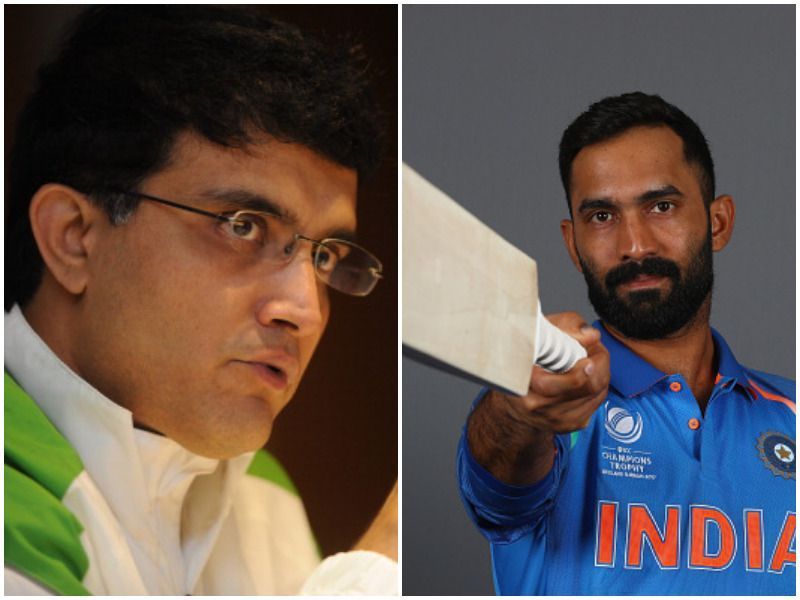 Sourav Ganguly Dinesh Karthik