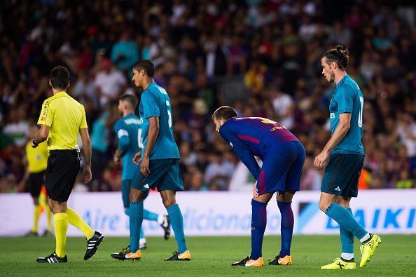 FC Barcelona v Real Madrid - Supercopa de Espana: 1st Leg