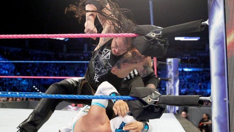 Baron Corbin unleashes himself on Sin Cara