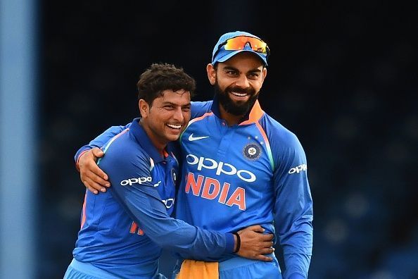 Kuldeep Yadav Virat Kohli