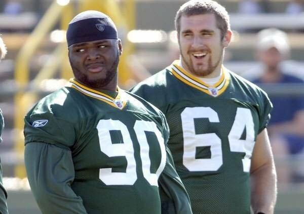 Mojo Rawley (R) during his football career