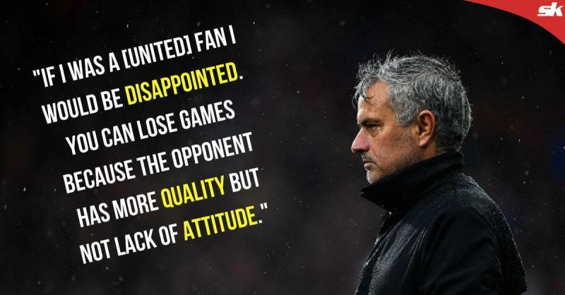 Manchester United Jose Mourinho angry