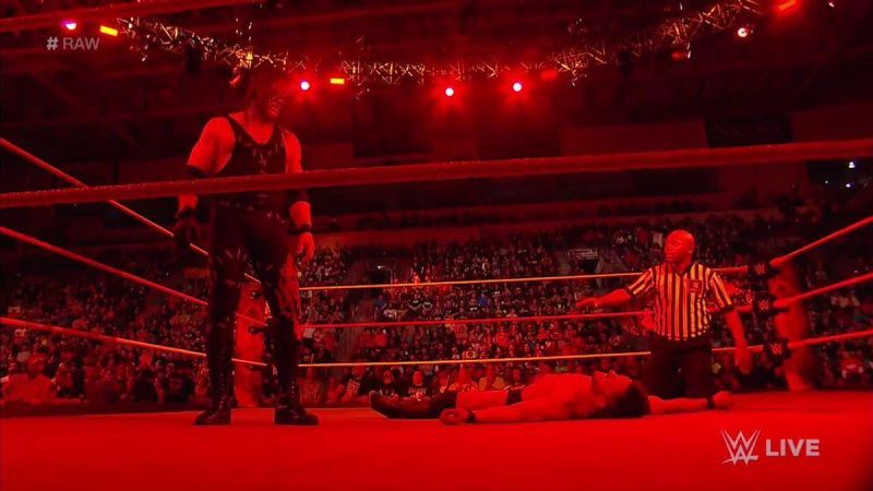 We reveal why Kane pinned Finn Balor clean