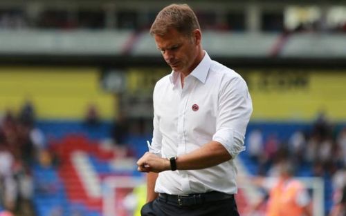 Frank de Boer was sacked after Crystal Palace's dismal start to the season