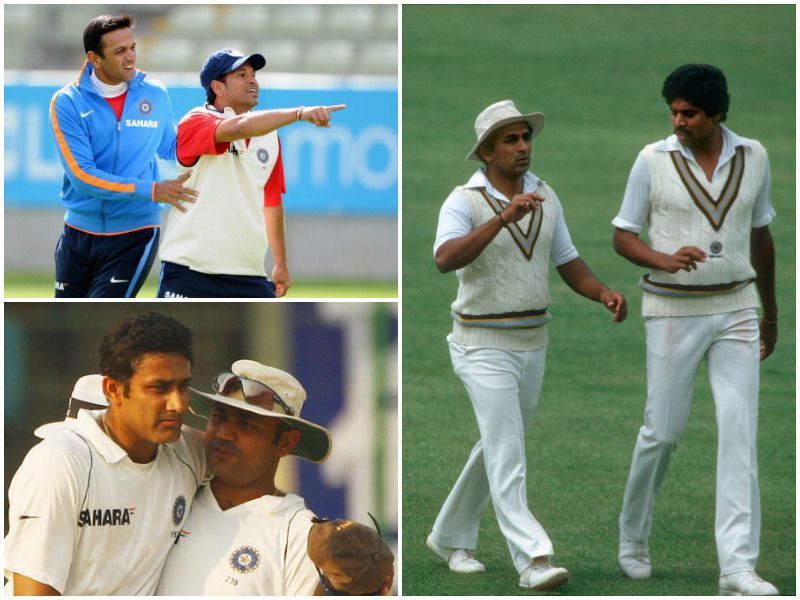 Dravid Sachin Gavaskar Kumble Kapil Sehwag