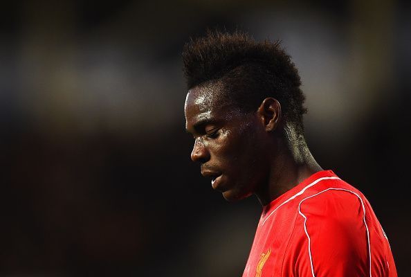 Balotelli endured a torrid time at Anfield