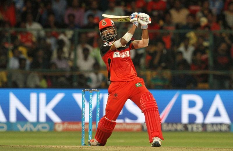 KL Rahul in action for RCB